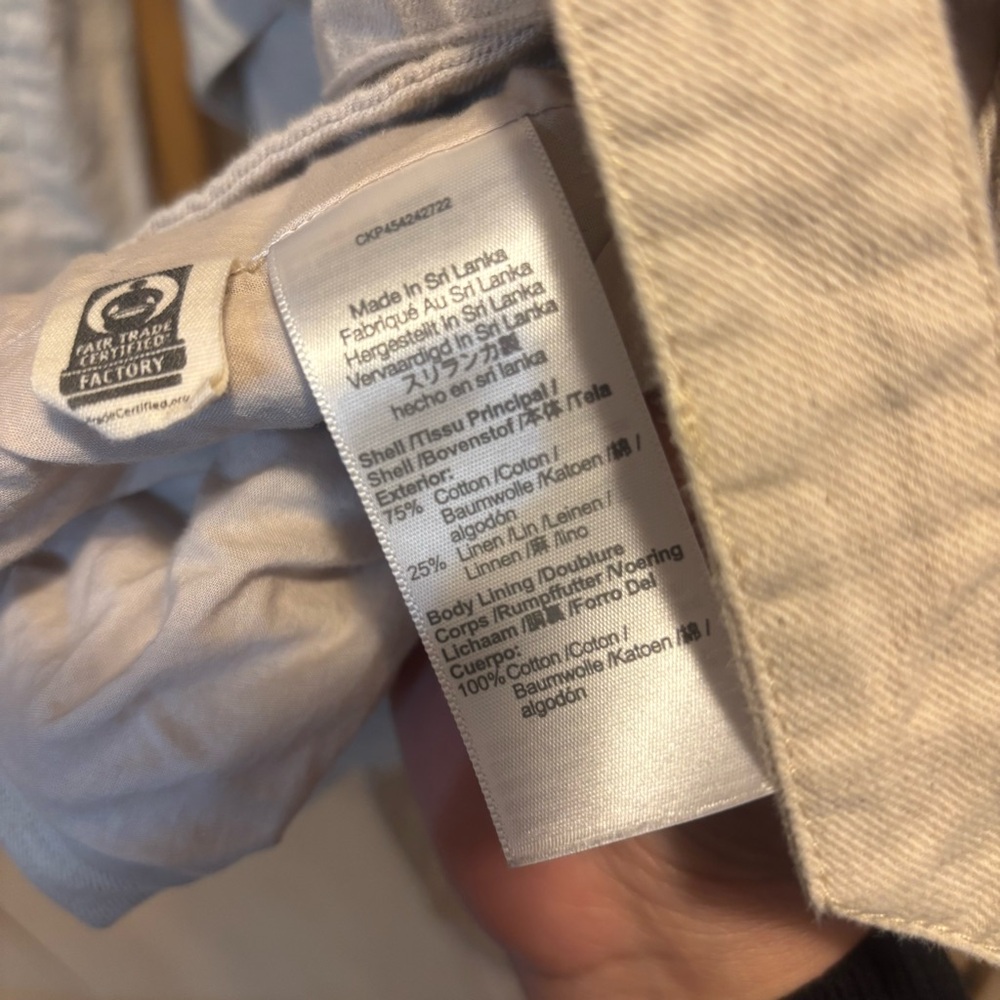 Madewell Cotton-Linen Belted Blazer XS - Picture 6 of 6